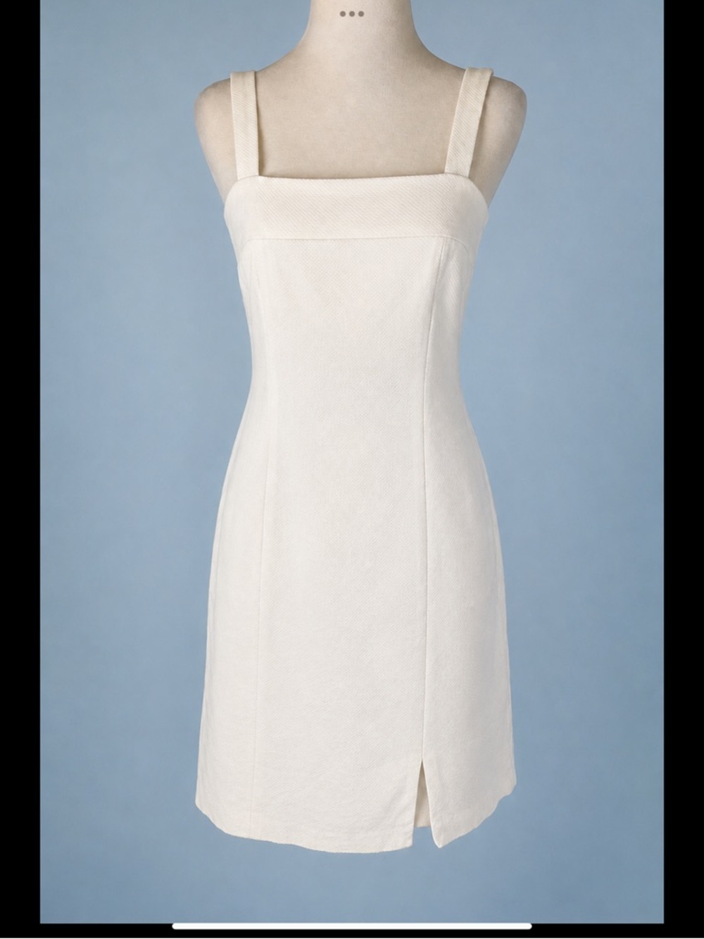 Vintage Harold’s White Textured Sheath Dress Sz 4 Country Club Courthouse Bride
